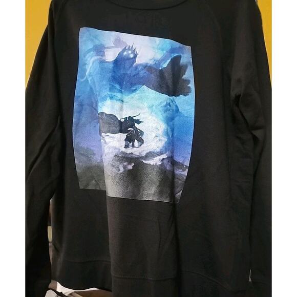 Momentum By Anato Finnstark Sweatshirt Black Skateboarding Large A130 New - Picture 3 of 6